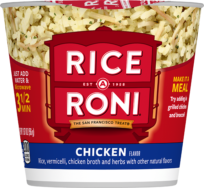 ソフト!グラトリ最高◎ RICE28 CHICKEN RICE WCAMBER Rice-A-Roni® Cup — Chicken | RiceARoni